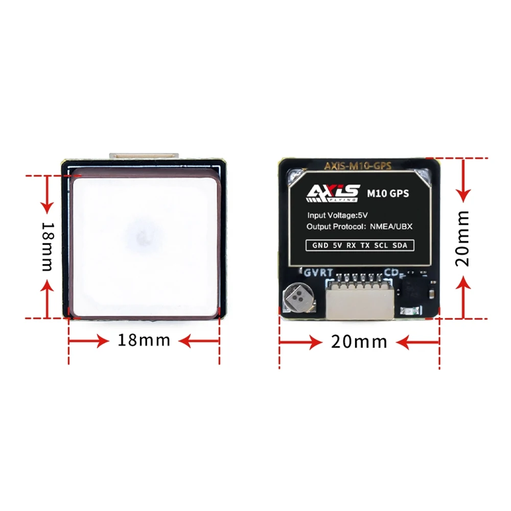 AxisFlying M10 GPS Module with QMC5883 Compass detail image 5